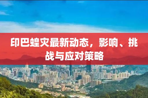 印巴蝗灾最新动态，影响、挑战与应对策略