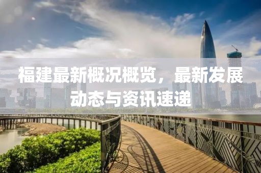 福建最新概况概览，最新发展动态与资讯速递