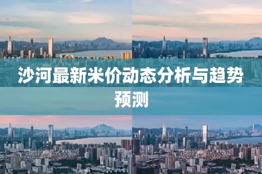 沙河最新米价动态分析与趋势预测