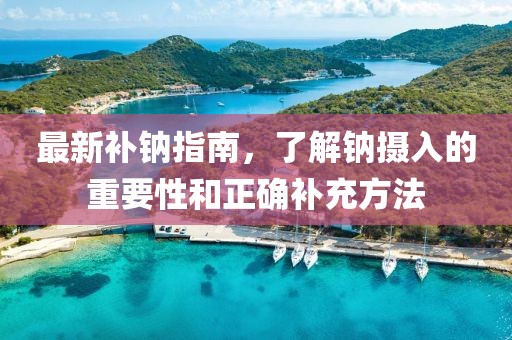 最新补钠指南，了解钠摄入的重要性和正确补充方法