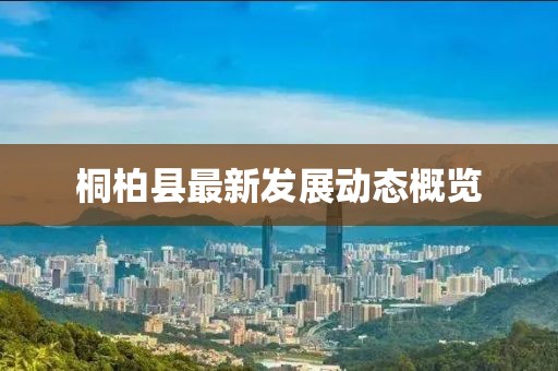 桐柏县最新发展动态概览