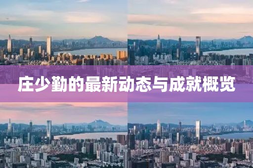 庄少勤的最新动态与成就概览