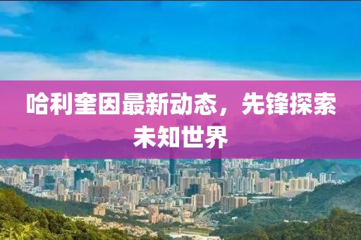 哈利奎因最新动态，先锋探索未知世界
