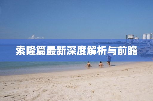 索隆篇最新深度解析与前瞻