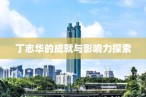 丁志华的成就与影响力探索