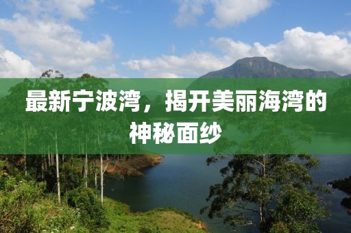 最新宁波湾，揭开美丽海湾的神秘面纱