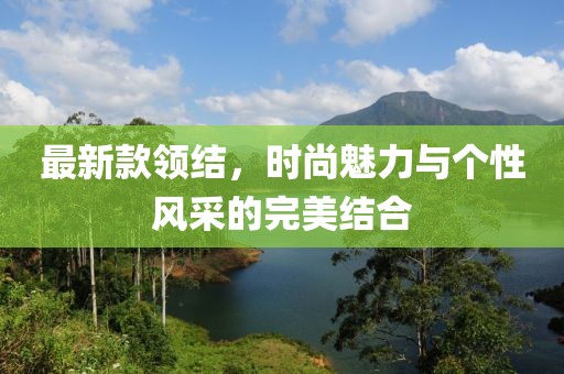 最新款领结，时尚魅力与个性风采的完美结合