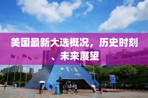美国最新大选概况，历史时刻、未来展望