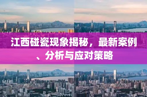 江西碰瓷现象揭秘，最新案例、分析与应对策略