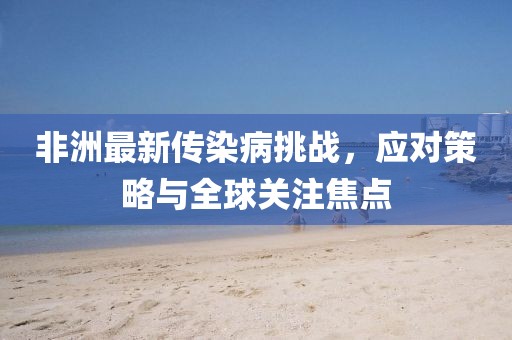 非洲最新传染病挑战，应对策略与全球关注焦点