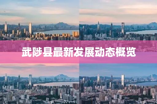 武陟县最新发展动态概览