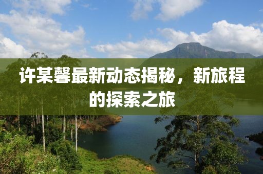 许某馨最新动态揭秘，新旅程的探索之旅