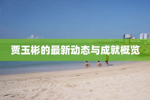 贾玉彬的最新动态与成就概览