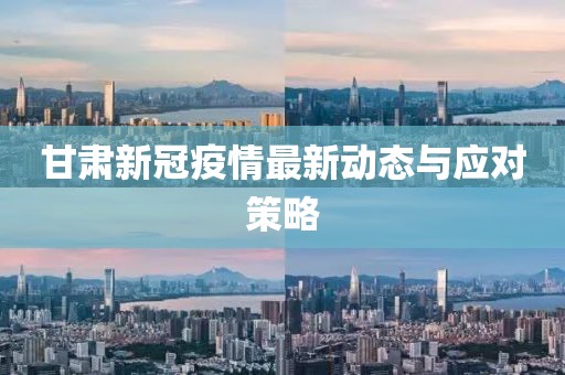 甘肃新冠疫情最新动态与应对策略