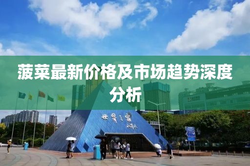 菠菜最新价格及市场趋势深度分析