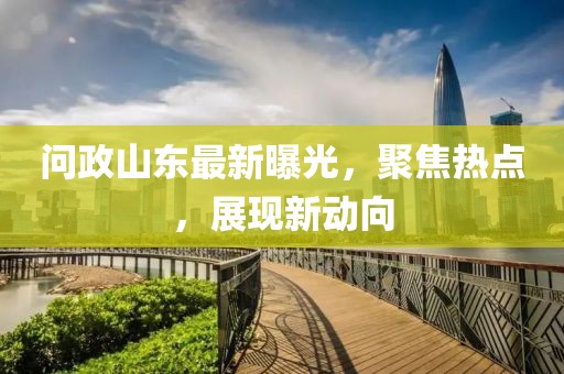 问政山东最新曝光，聚焦热点，展现新动向