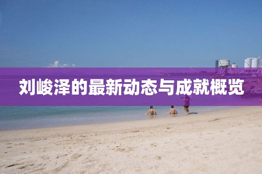 刘峻泽的最新动态与成就概览