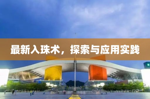 最新入珠术，探索与应用实践