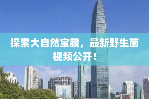 探索大自然宝藏，最新野生菌视频公开！