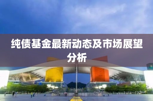 纯债基金最新动态及市场展望分析
