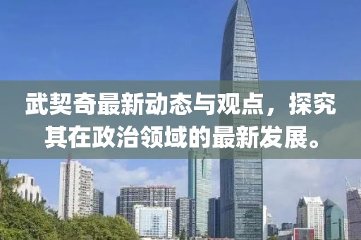 武契奇最新动态与观点，探究其在政治领域的最新发展。
