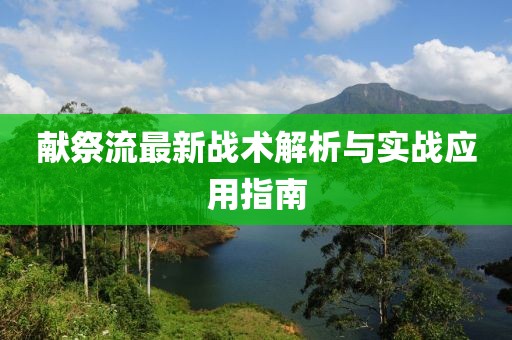 献祭流最新战术解析与实战应用指南
