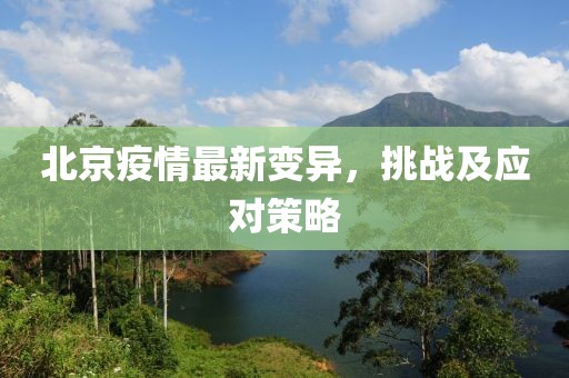 北京疫情最新变异，挑战及应对策略
