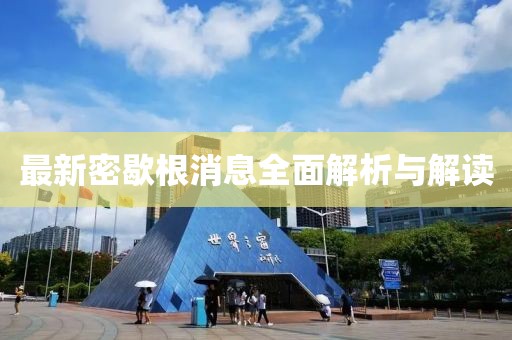 最新密歇根消息全面解析与解读
