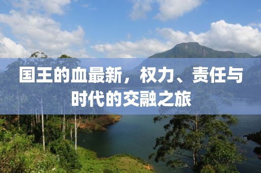 国王的血最新，权力、责任与时代的交融之旅