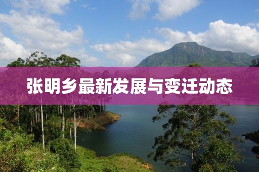 张明乡最新发展与变迁动态