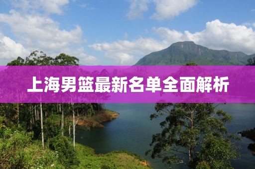 上海男篮最新名单全面解析