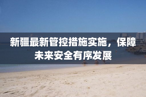 新疆最新管控措施实施，保障未来安全有序发展