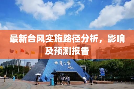 最新台风实施路径分析，影响及预测报告