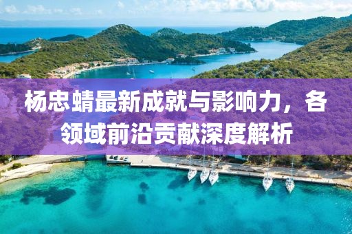 杨忠蜻最新成就与影响力，各领域前沿贡献深度解析