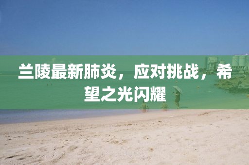 兰陵最新肺炎，应对挑战，希望之光闪耀