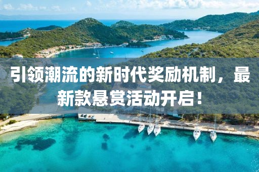 引领潮流的新时代奖励机制，最新款悬赏活动开启！