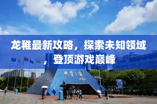 龙稚最新攻略，探索未知领域，登顶游戏巅峰