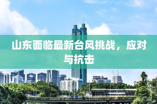 山东面临最新台风挑战，应对与抗击