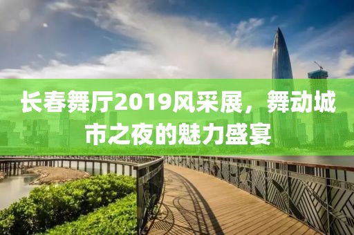 长春舞厅2019风采展，舞动城市之夜的魅力盛宴