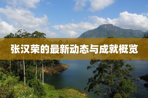 张汉荣的最新动态与成就概览