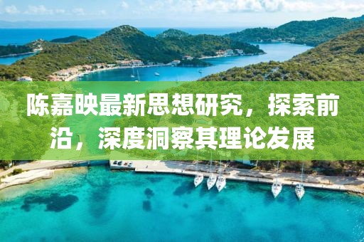 陈嘉映最新思想研究，探索前沿，深度洞察其理论发展