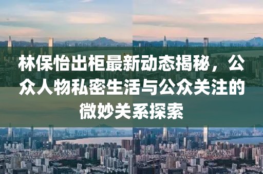 林保怡出柜最新动态揭秘，公众人物私密生活与公众关注的微妙关系探索