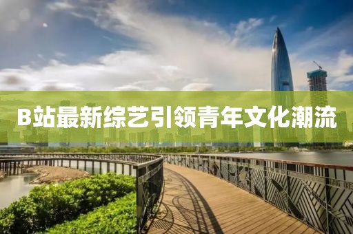 B站最新综艺引领青年文化潮流