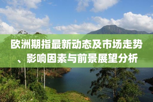 欧洲期指最新动态及市场走势、影响因素与前景展望分析