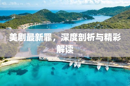 美剧最新罪，深度剖析与精彩解读