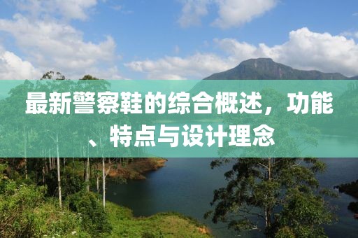 最新警察鞋的综合概述，功能、特点与设计理念