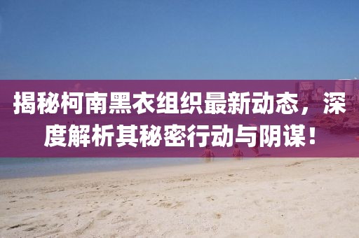 揭秘柯南黑衣组织最新动态，深度解析其秘密行动与阴谋！