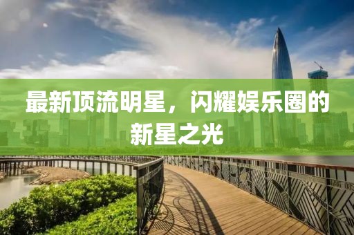 最新顶流明星，闪耀娱乐圈的新星之光