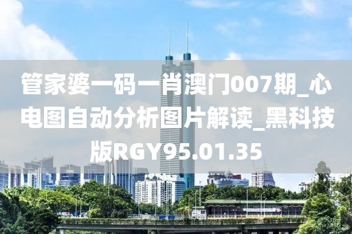 管家婆一码一肖澳门007期_心电图自动分析图片解读_黑科技版RGY95.01.35
