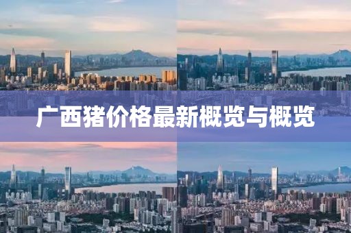 广西猪价格最新概览与概览